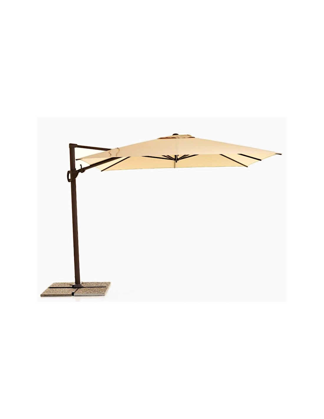 OMBRELLONI: vendita online OMBRELLONE STEP 3X3 BEIGE (base non inclusa) in offerta