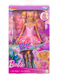 Barbie Fata JCP76 con outfit cambia colore e bacchetta | shopincasa.it