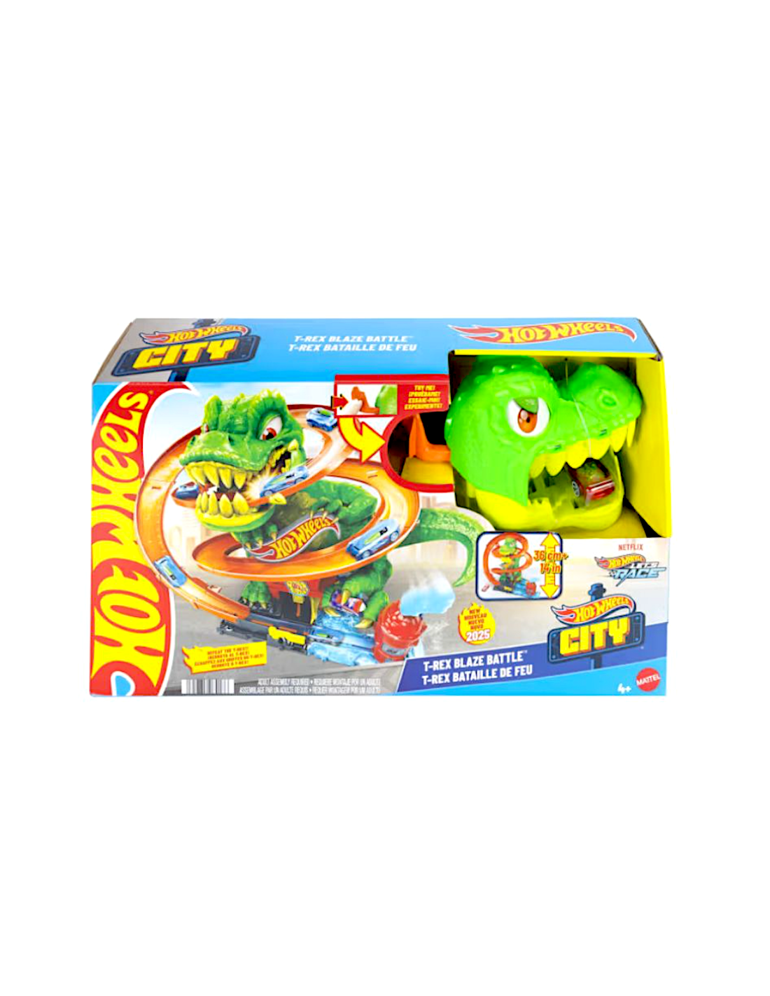HOTWHEELS JBM73 PISTA BATTAGLIA DEL T-REX