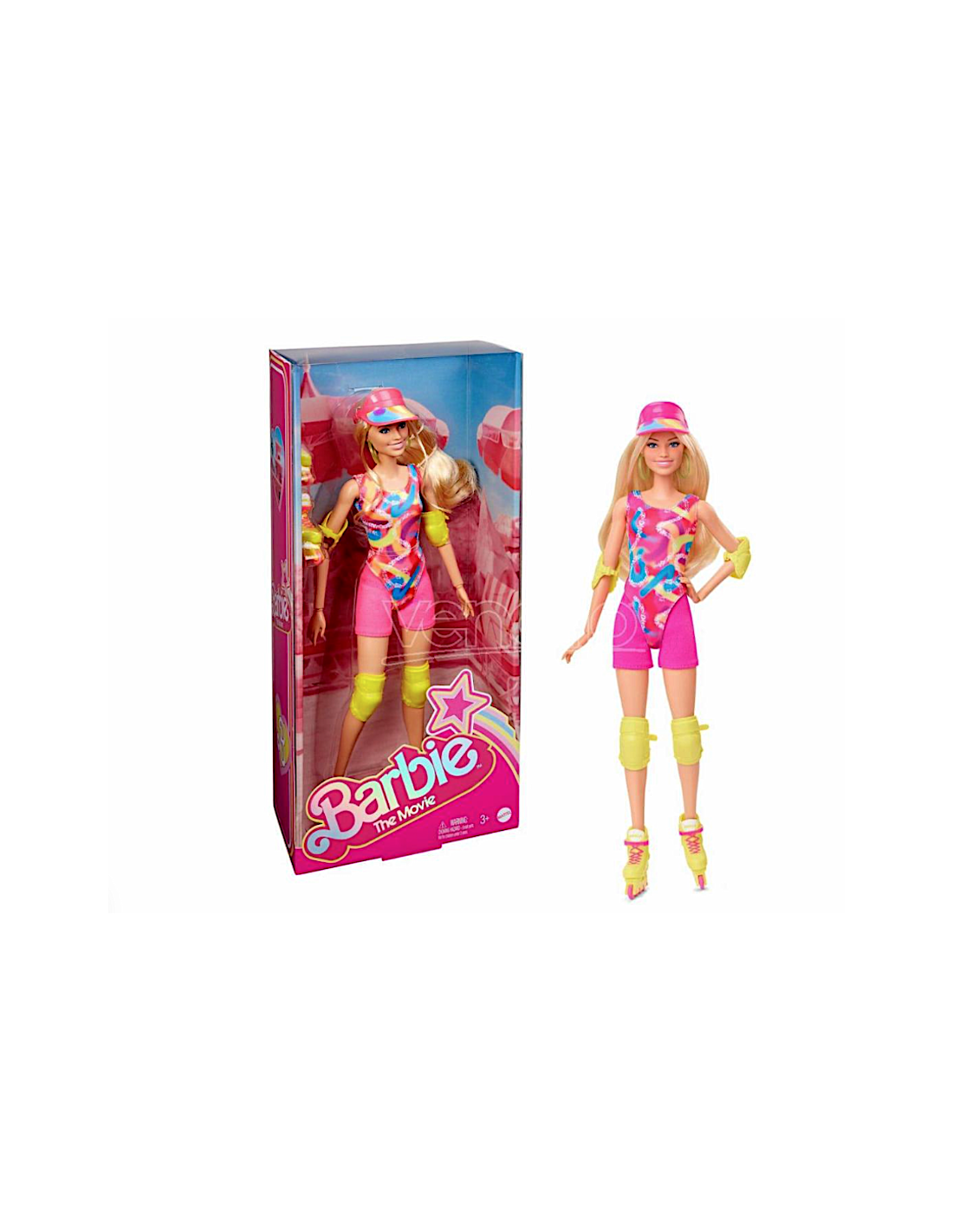 BARBIE HRB04 BAMBOLA CON ROLLER SKATE