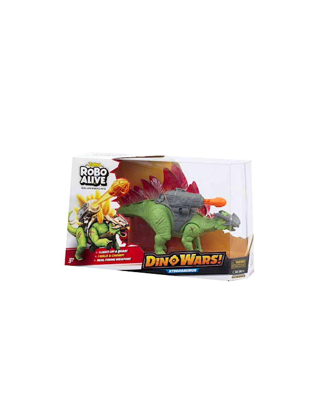 Robo Alive Dino Wars Stegosauro 7131, dinosauro robot con armatura e luci | Shop in Casa