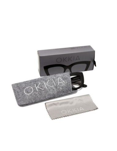 OCCHIALI: vendita online Occhiali da lettura OKKIA Gatto, neri, lite, soft touch, gradazione 1.00, design occhi di gatto, ele...