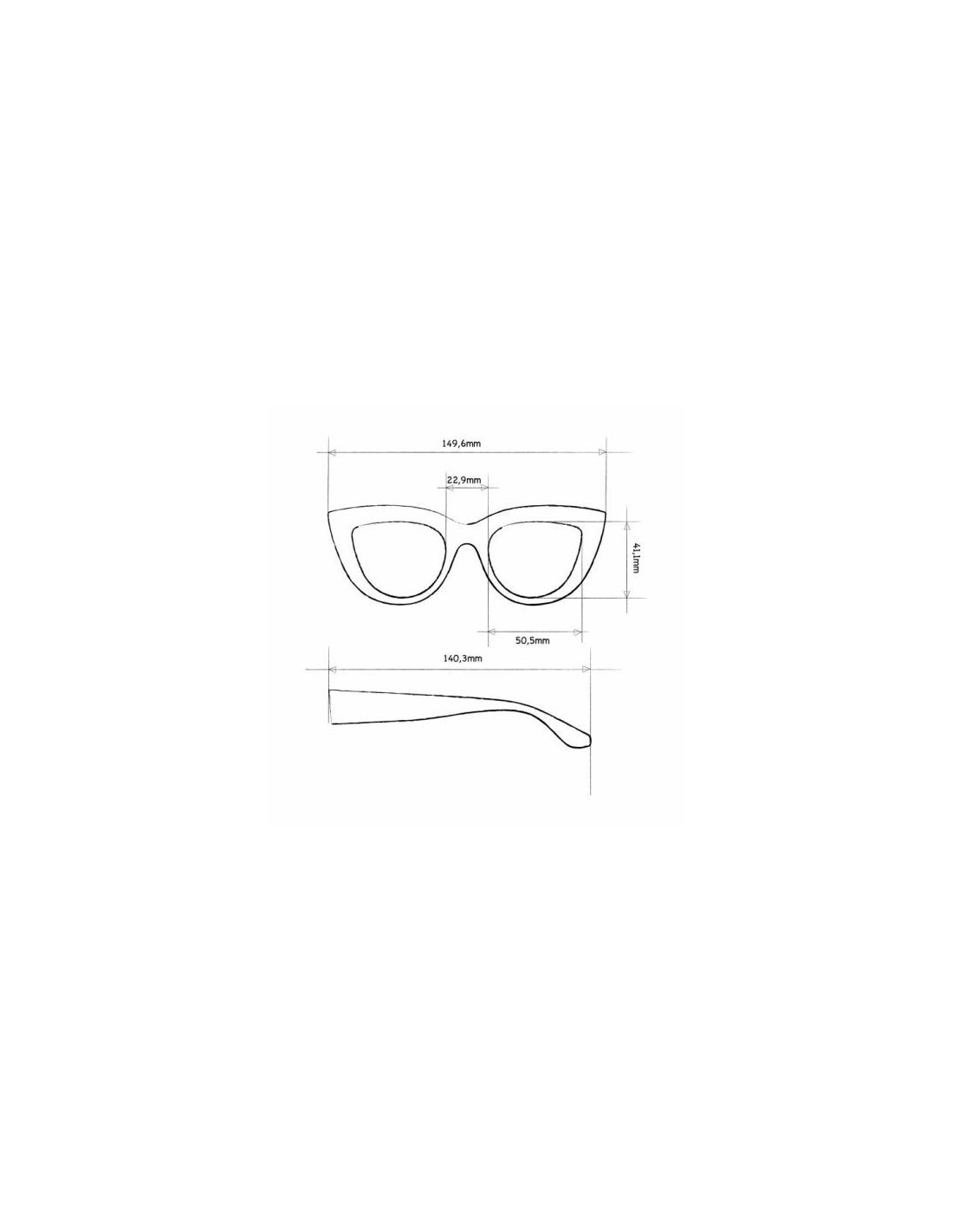 OCCHIALI: vendita online Occhiali da lettura OKKIA Gatto, neri, lite, soft touch, gradazione 1.00, design occhi di gatto, ele...