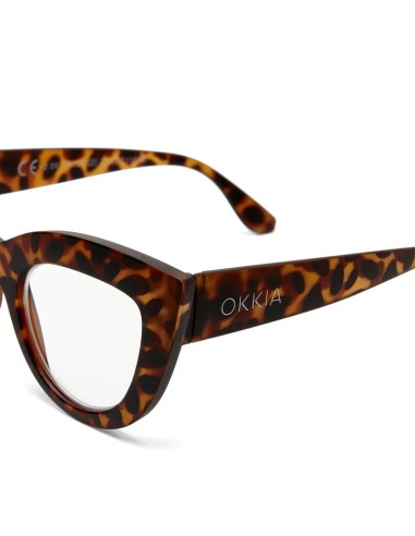 OCCHIALI: vendita online Occhiali lettura Claudia OKKIA, big cat eye, tartaruga, gradazione 1.00, montatura ampia, eleganti, ...