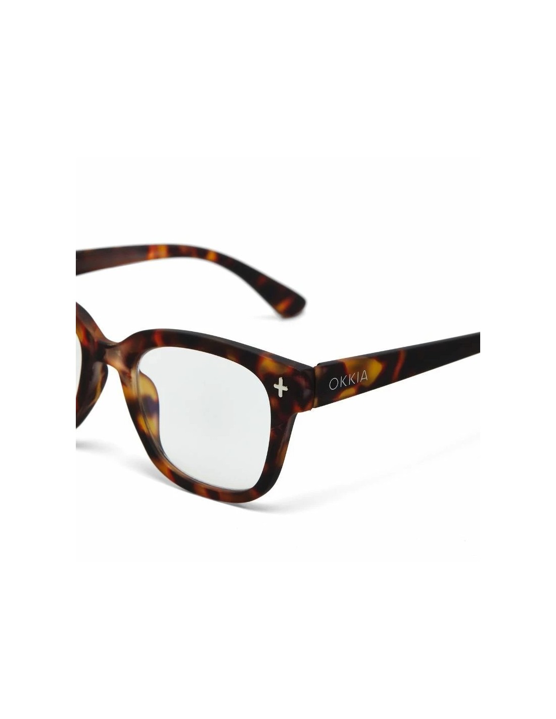 OCCHIALI: vendita online Occhiali lettura Giovanni OKKIA, MagFrame, anti luce blu, Havana, gradazione 1.00, clip-on sole magn...