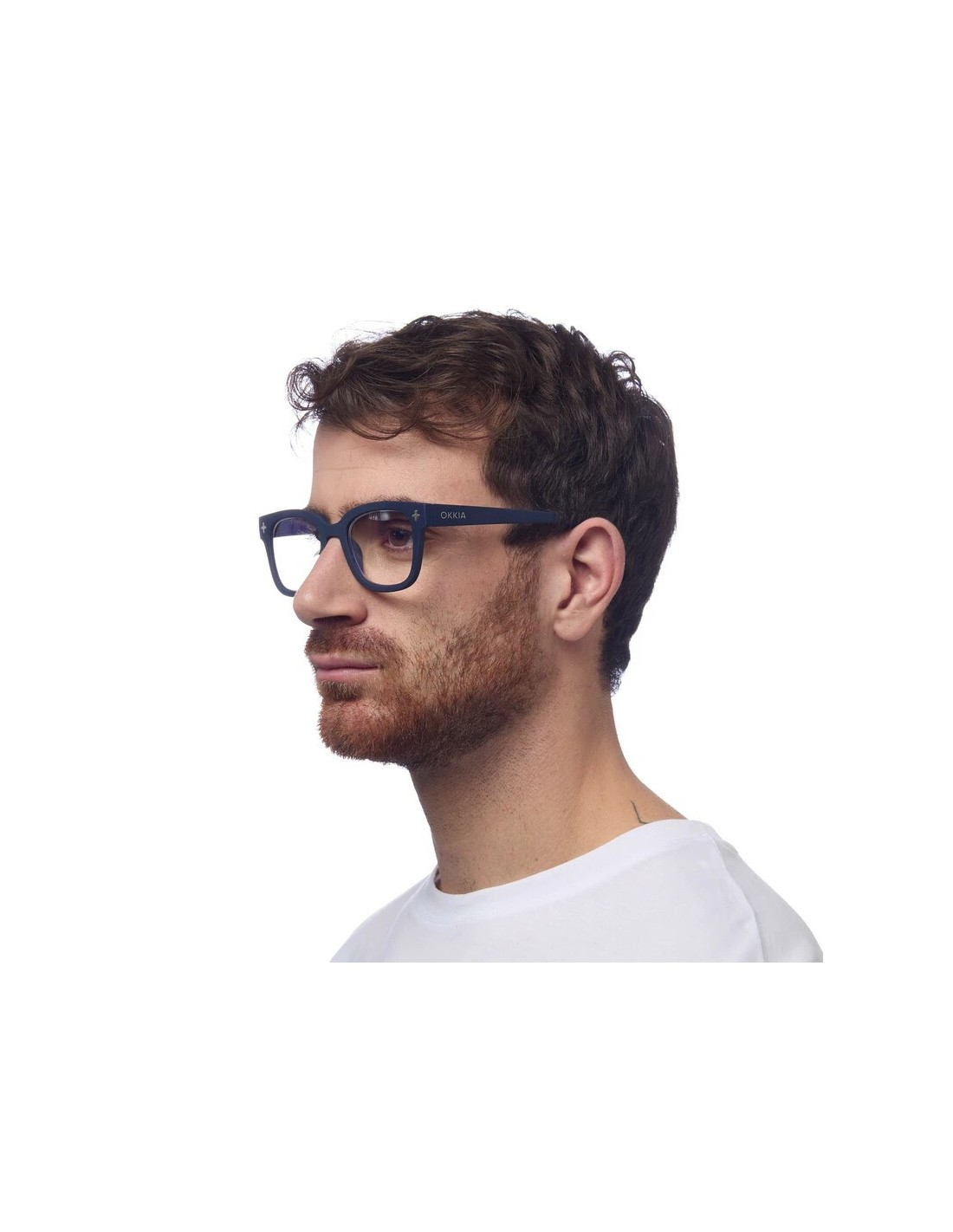 OCCHIALI: vendita online Occhiali lettura Giovanni OKKIA MagFrame anti luce blu Midnight gradazione 1.00 con clip-on magnetic...