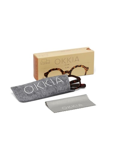 OCCHIALI: vendita online Occhiali da lettura Okkia Lauro Round +1.00, montatura soft touch, filtro luce blu, comfort, Classic...