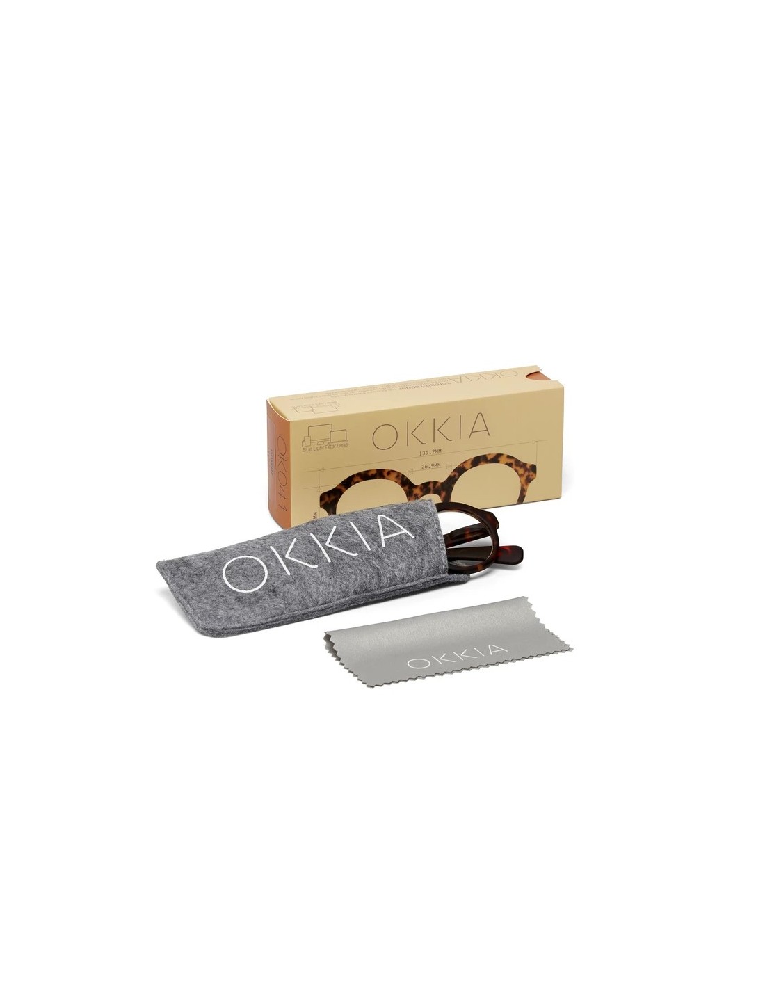 OCCHIALI: vendita online Occhiali da lettura Okkia Lauro Round +1.00, montatura soft touch, filtro luce blu, comfort, Classic...
