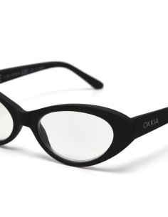OCCHIALI: vendita online Occhiali da lettura Okkia Lina Small Cat Eye +1.00, design vintage, comfort, colore nero, eleganti, ... 2
