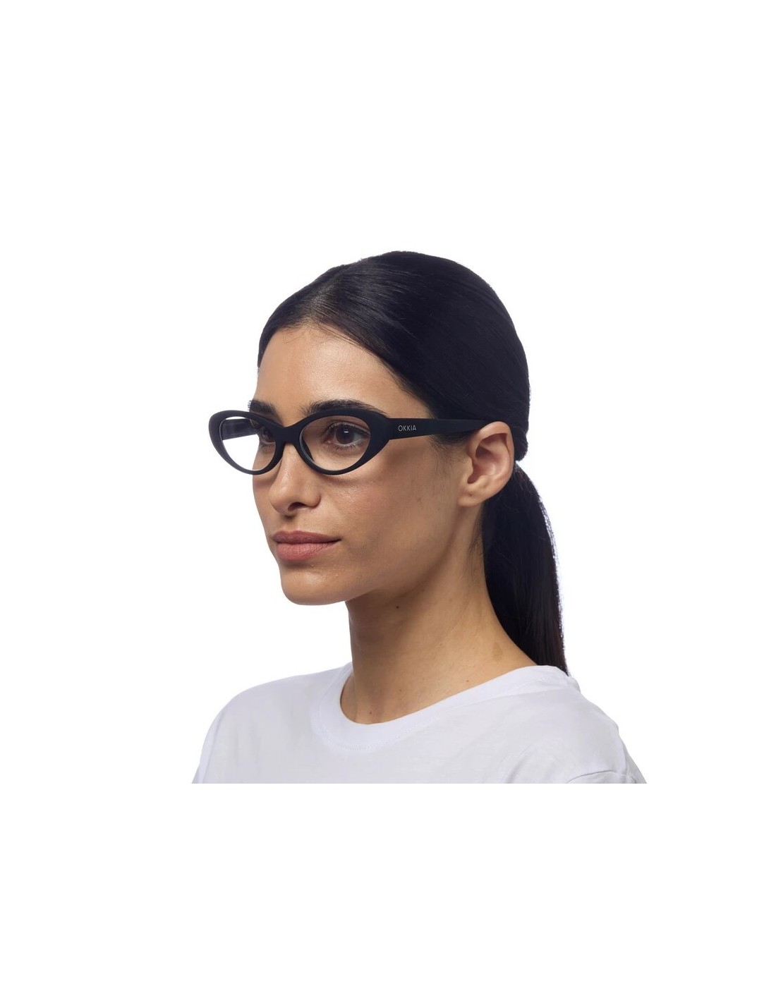 OCCHIALI: vendita online Occhiali da lettura Okkia Lina Small Cat Eye +1.00, design vintage, comfort, colore nero, eleganti, ...