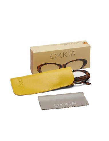 OCCHIALI: vendita online Occhiali da lettura Okkia Lina Small Cat Eye +1.00, vintage, comfort, colore Classic Havana, elegant...