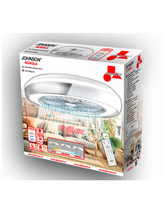 VENTILATORE LED DA SOFFITTO NUVOLA D48CM