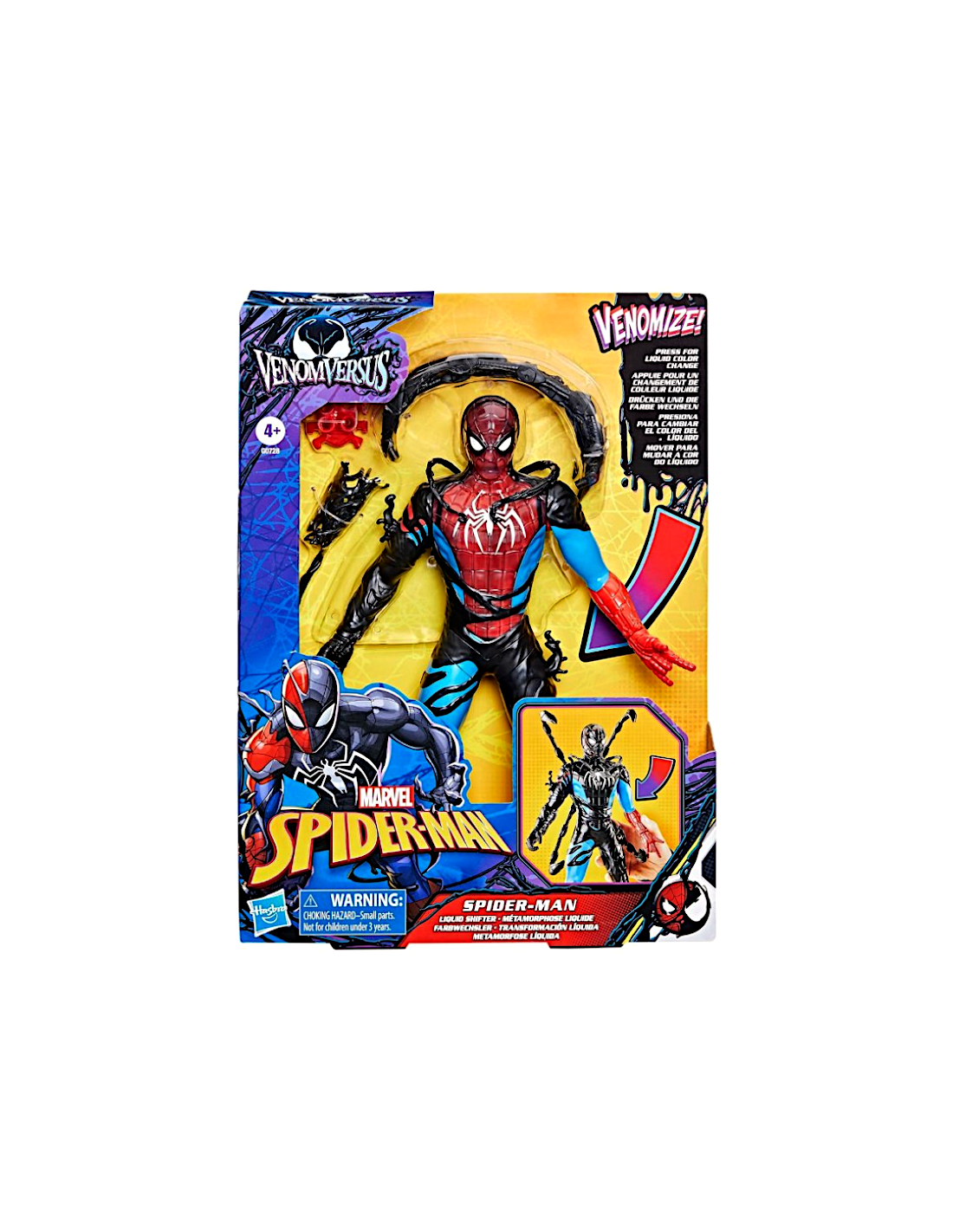 SPIDERMAN G0728 VENOMVERSUS SPIDERMAN LIQUID SHIFTER