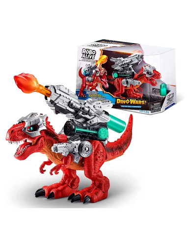 Robo Alive 71101 Dino Wars Mega-Rex, dinosauro robot con luci e suoni | Shop in Casa