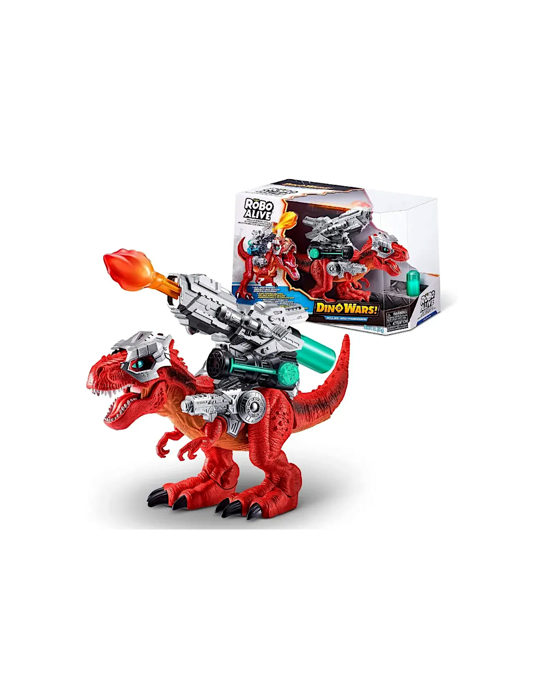 Robo Alive 71101 Dino Wars Mega-Rex, dinosauro robot con luci e suoni | Shop in Casa