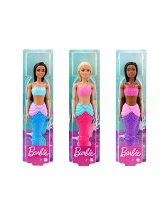 BARBIE HGR04, BAMBOLA SIRENA ASSORTITA, GIOCATTOLO PER BAMBINE, 3+ ANNI, COLORI BRILLANTI