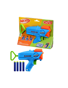 NERF F8637 ELITE JR. RACER, BLASTER LANCIA DARDI, GIOCO PER BAMBINI +6 ANNI