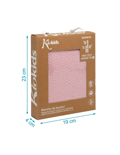 KK 5512-5 COPERTA BAMBU ROSA