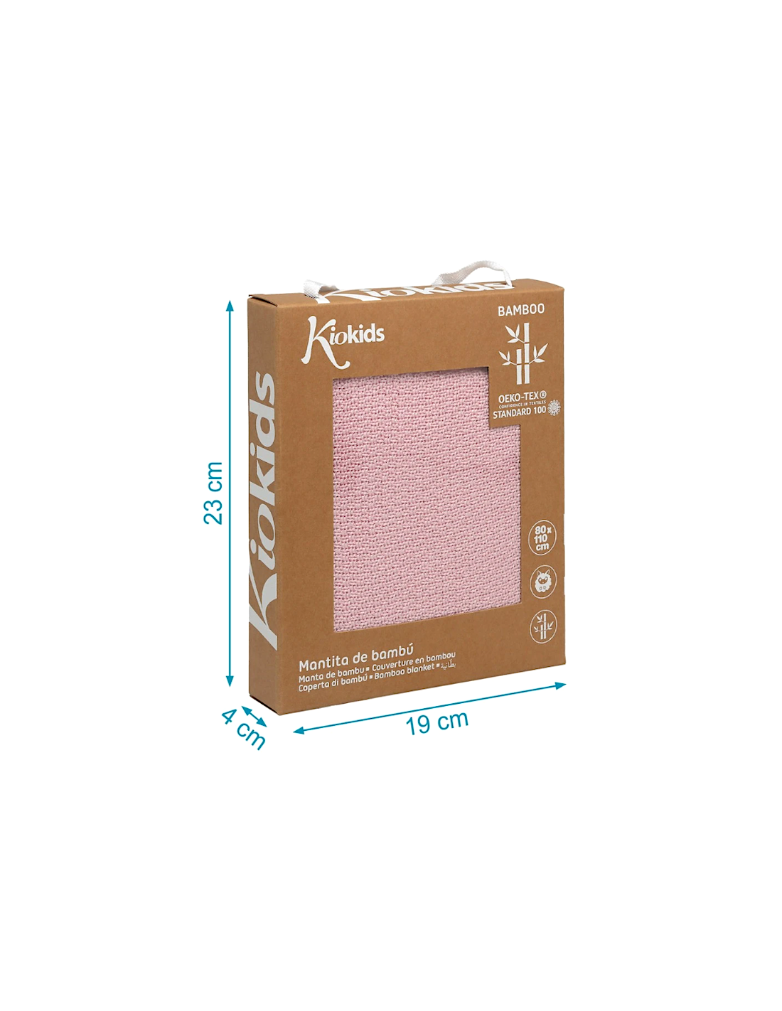 KK 5512-5 COPERTA BAMBU ROSA