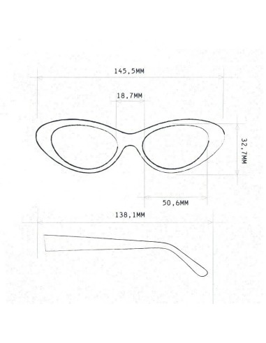OCCHIALI: vendita online Occhiali da lettura Okkia Lina Small Cat Eye +1.00, stile retrò, comfort, colore rosso, eleganti, le...