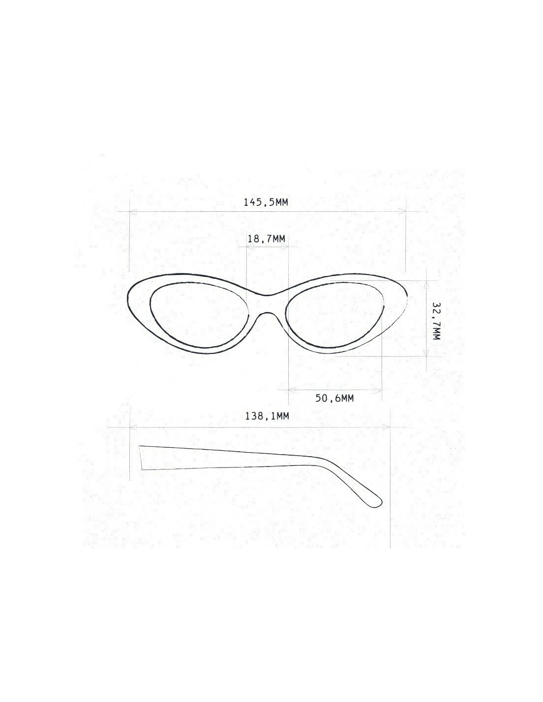 OCCHIALI: vendita online Occhiali da lettura Okkia Lina Small Cat Eye +1.00, stile retrò, comfort, colore rosso, eleganti, le...
