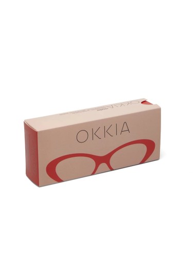 OCCHIALI: vendita online Occhiali da lettura Okkia Lina Small Cat Eye +1.00, stile retrò, comfort, colore rosso, eleganti, le...