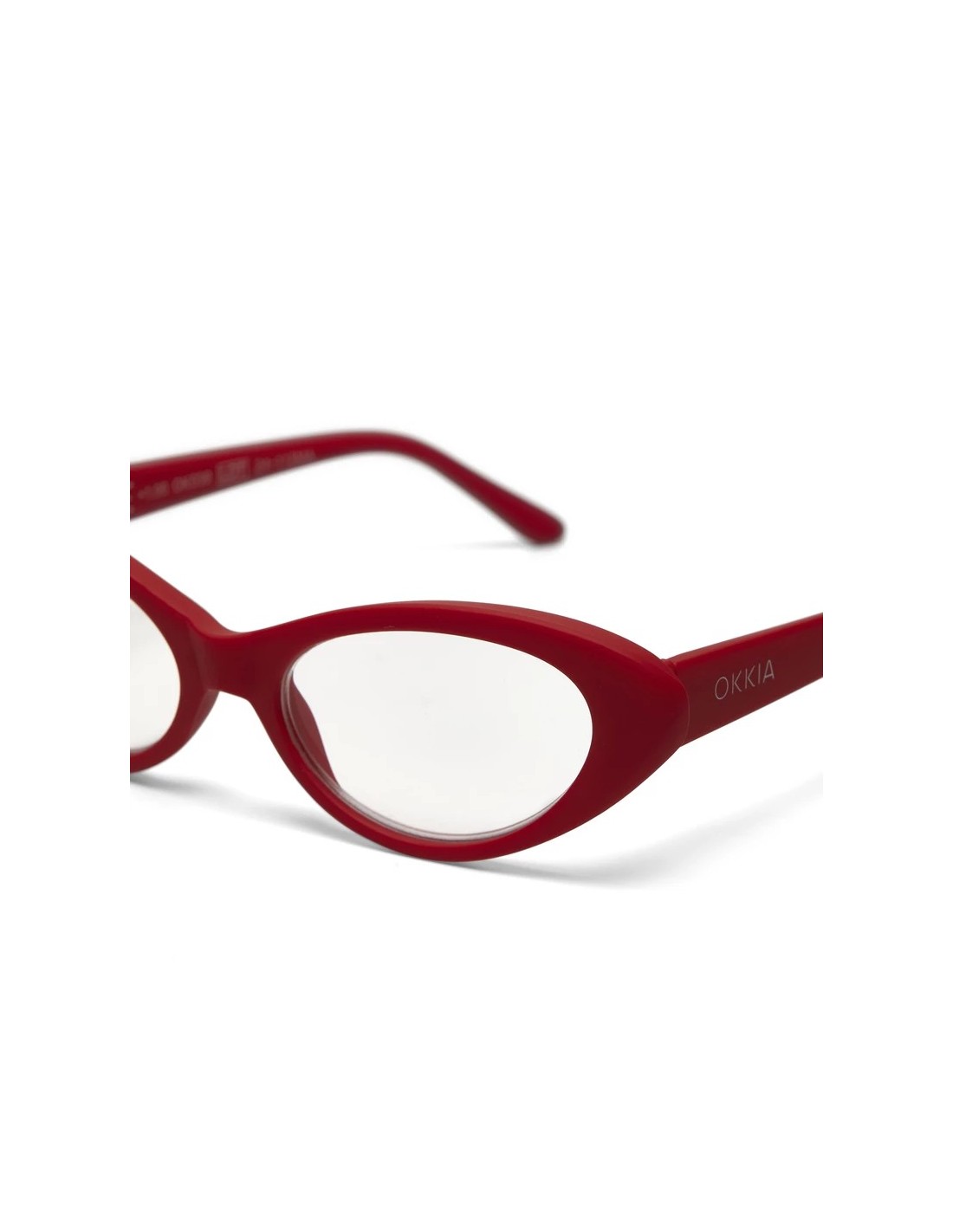 OCCHIALI: vendita online Occhiali da lettura Okkia Lina Small Cat Eye +1.00, stile retrò, comfort, colore rosso, eleganti, le...