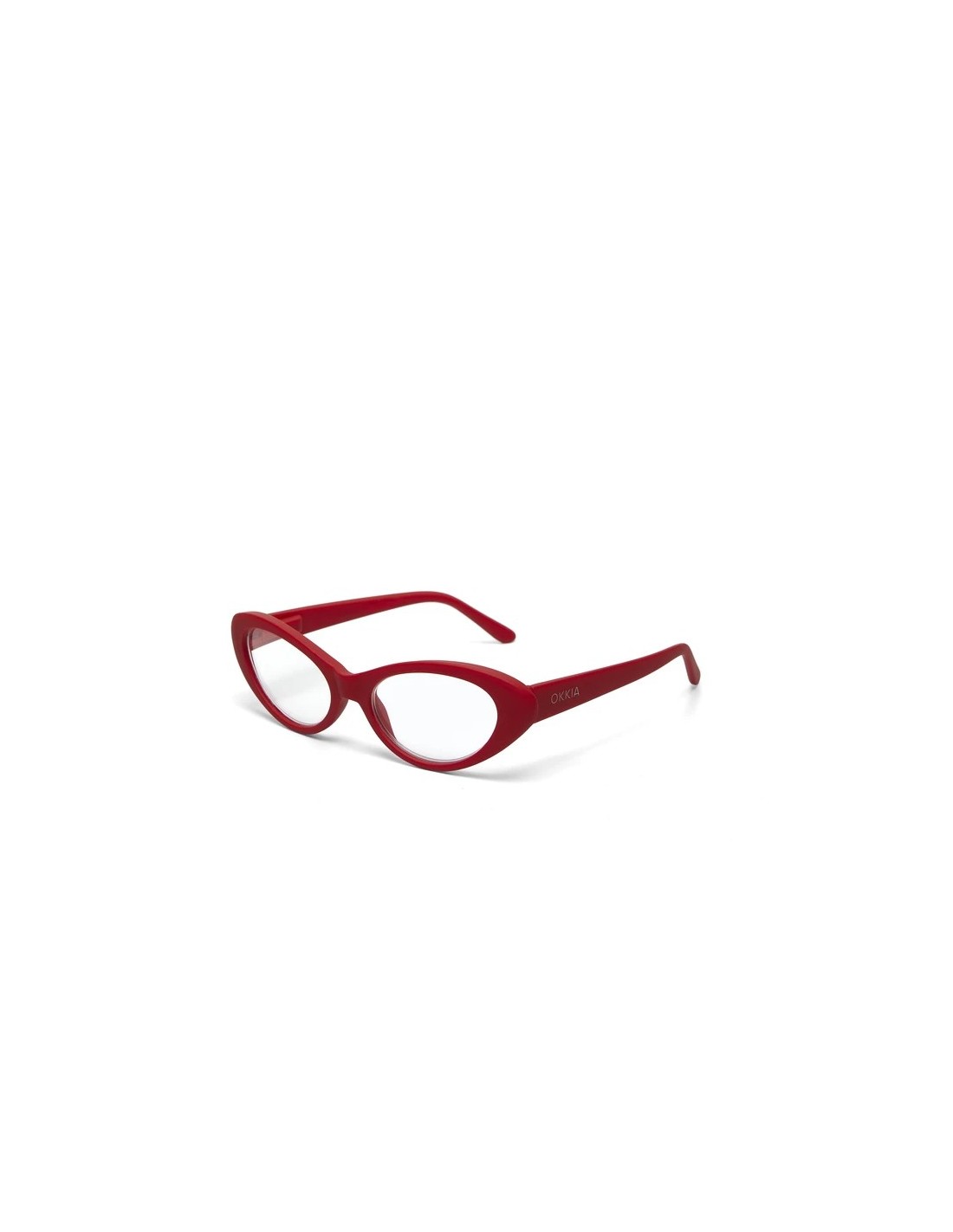OCCHIALI: vendita online Occhiali da lettura Okkia Lina Small Cat Eye +1.00, stile retrò, comfort, colore rosso, eleganti, le...