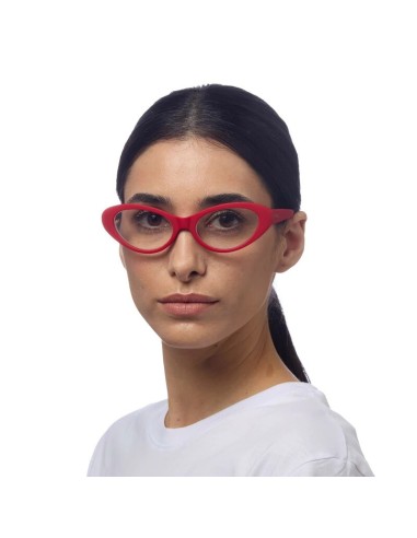 OCCHIALI: vendita online Occhiali da lettura Okkia Lina Small Cat Eye +1.00, stile retrò, comfort, colore rosso, eleganti, le...