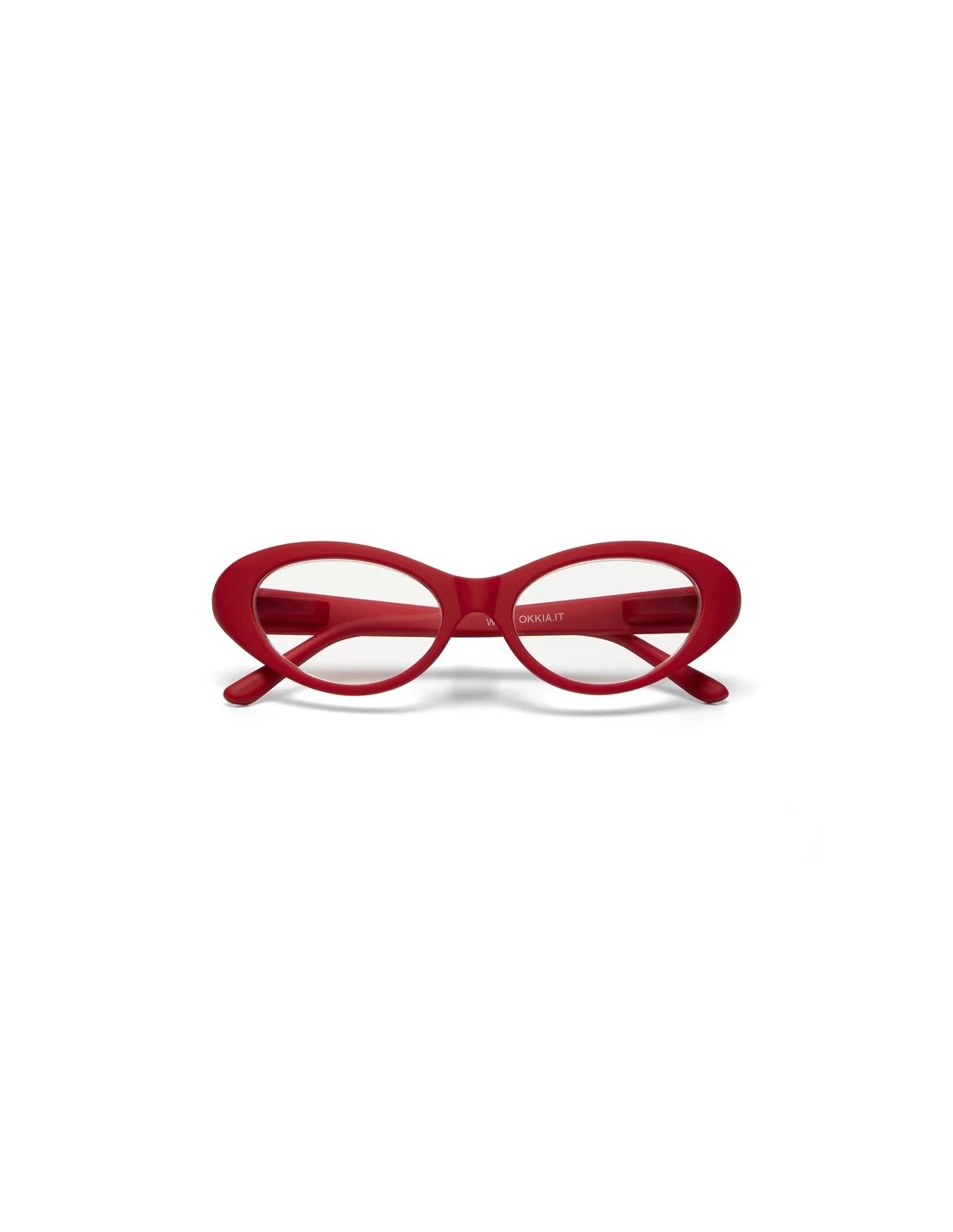 OCCHIALI: vendita online Occhiali da lettura Okkia Lina Small Cat Eye +1.00, stile retrò, comfort, colore rosso, eleganti, le...