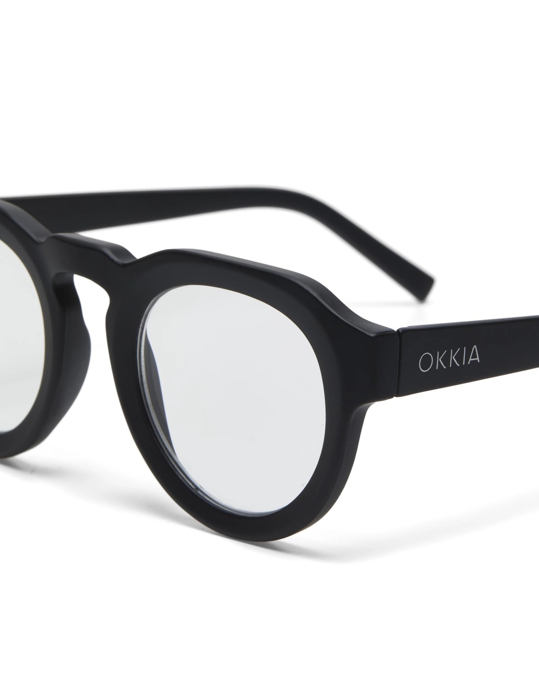OCCHIALI: vendita online Occhiali da lettura Okkia Zeno Round +1.00, filtro luce blu, comfort, colore nero, eleganti, pratici...