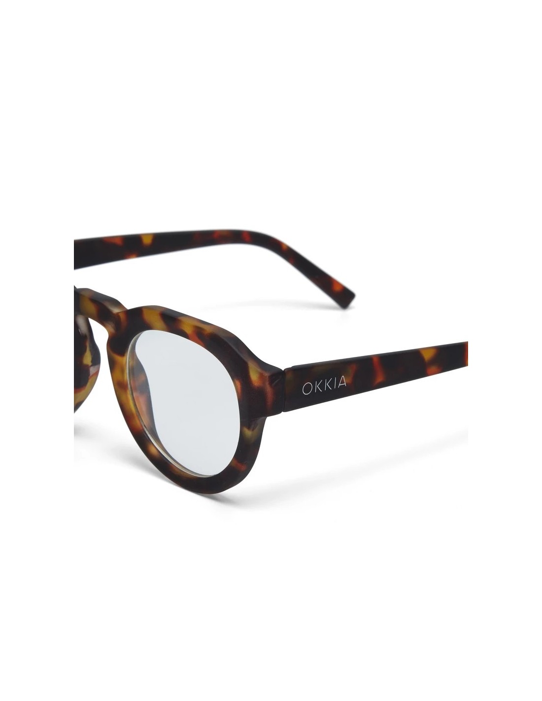 OCCHIALI: vendita online Occhiali da lettura Okkia Zeno Round +1.00, filtro luce blu, soft touch, colore Classic Havana, eleg...
