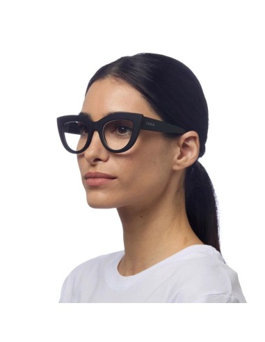 OCCHIALI: vendita online Occhiali da lettura Okkia Claudia +1.50, Big Cat Eye neri, lenti grandi, design femminile, filtro bl...