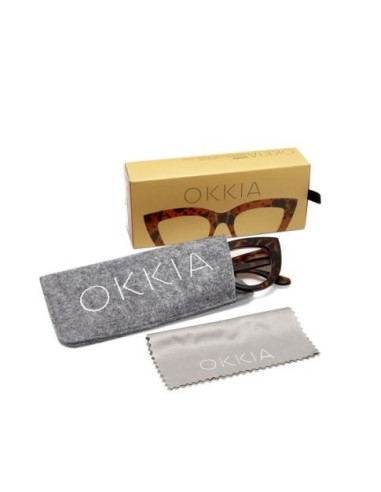 OCCHIALI: vendita online Occhiali da lettura Okkia Gatto +1.50, Big Cat Eye tartaruga, montatura elegante, leggeri, soft touc...