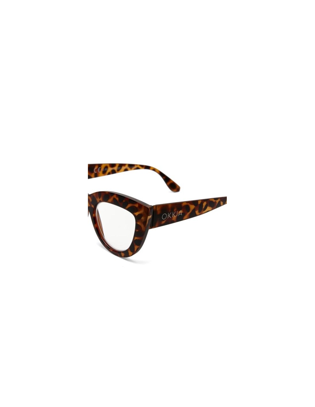OCCHIALI: vendita online Occhiali da lettura Okkia Gatto +1.50, Big Cat Eye tartaruga, montatura elegante, leggeri, soft touc...