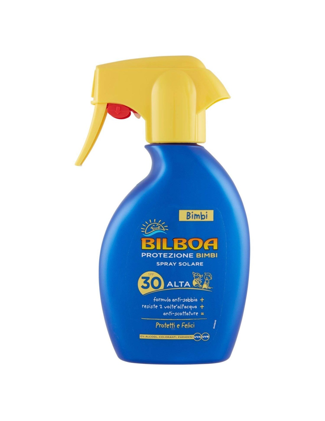 BAZAR IGIENE PERSONA: vendita online Bilboa, Bimbi Trigger Solare Bambini con Protezione SPF 30, 250 ml in offerta