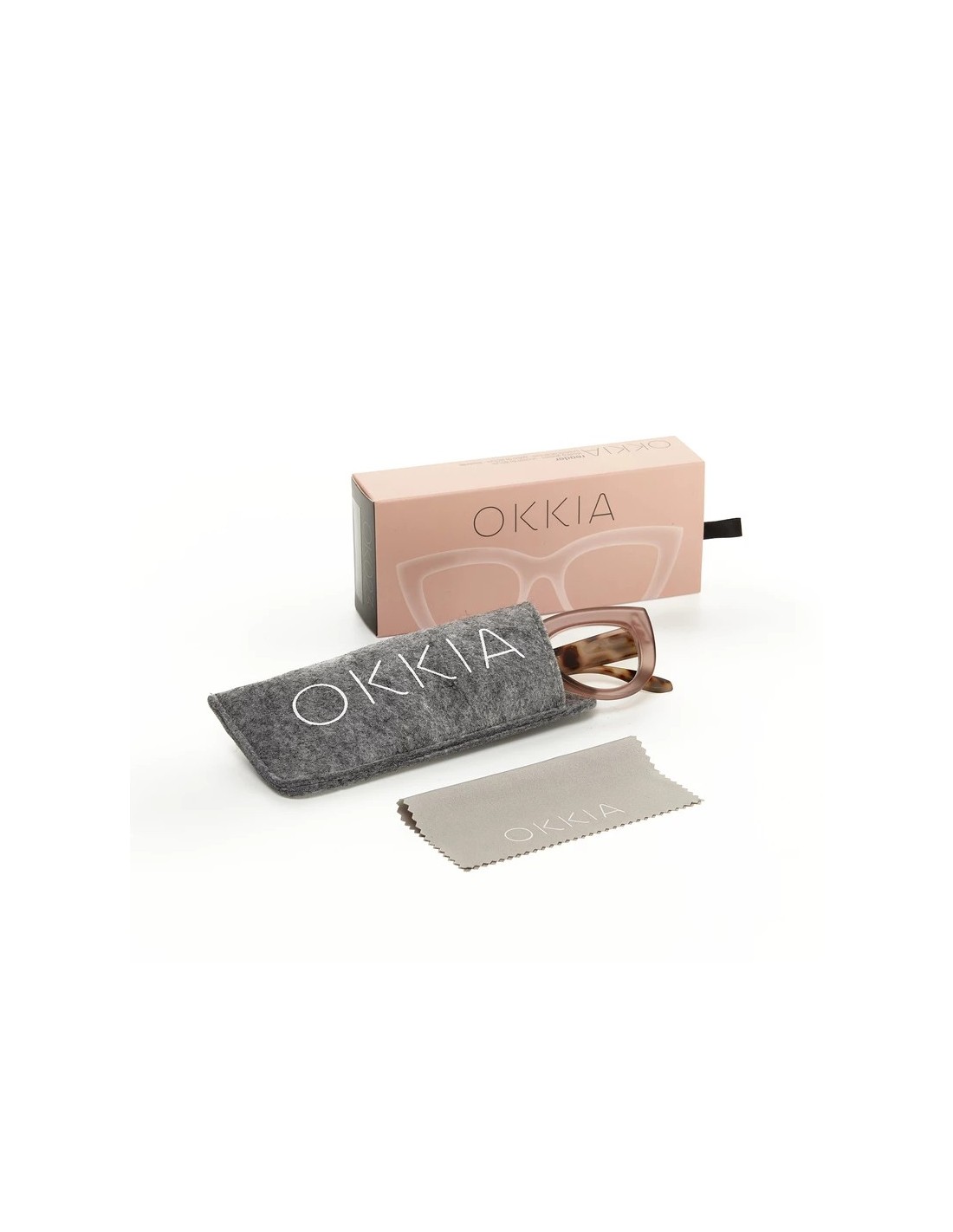 OCCHIALI: vendita online Occhiali da lettura Okkia Claudia +1.50, Big Cat Eye Pink Giallo, donna, eleganti, soft touch, con c...