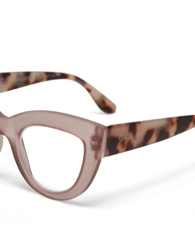 OCCHIALI: vendita online Occhiali da lettura Okkia Claudia +1.50, Big Cat Eye Pink Giallo, donna, eleganti, soft touch, con c...