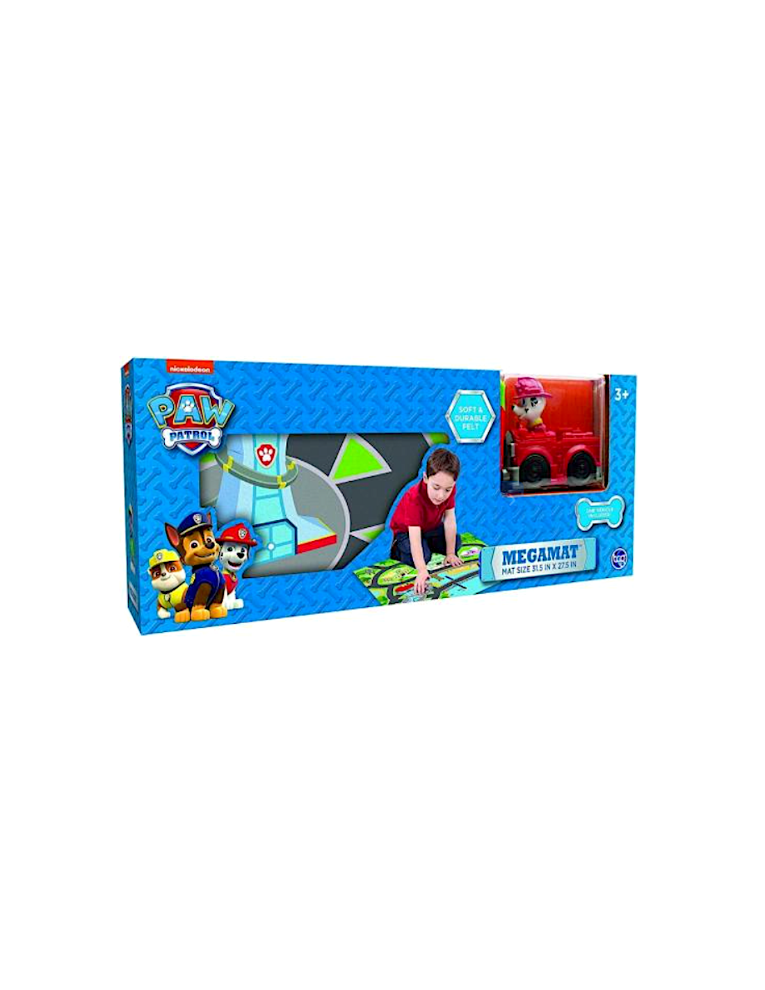 PAW PATROL PAW123040 PLAYMAT FELTRO CON VEICOLO