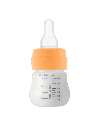 Micro Biberon 60 ml con Tettarella Anticolica in Silicone | shopincasa.it