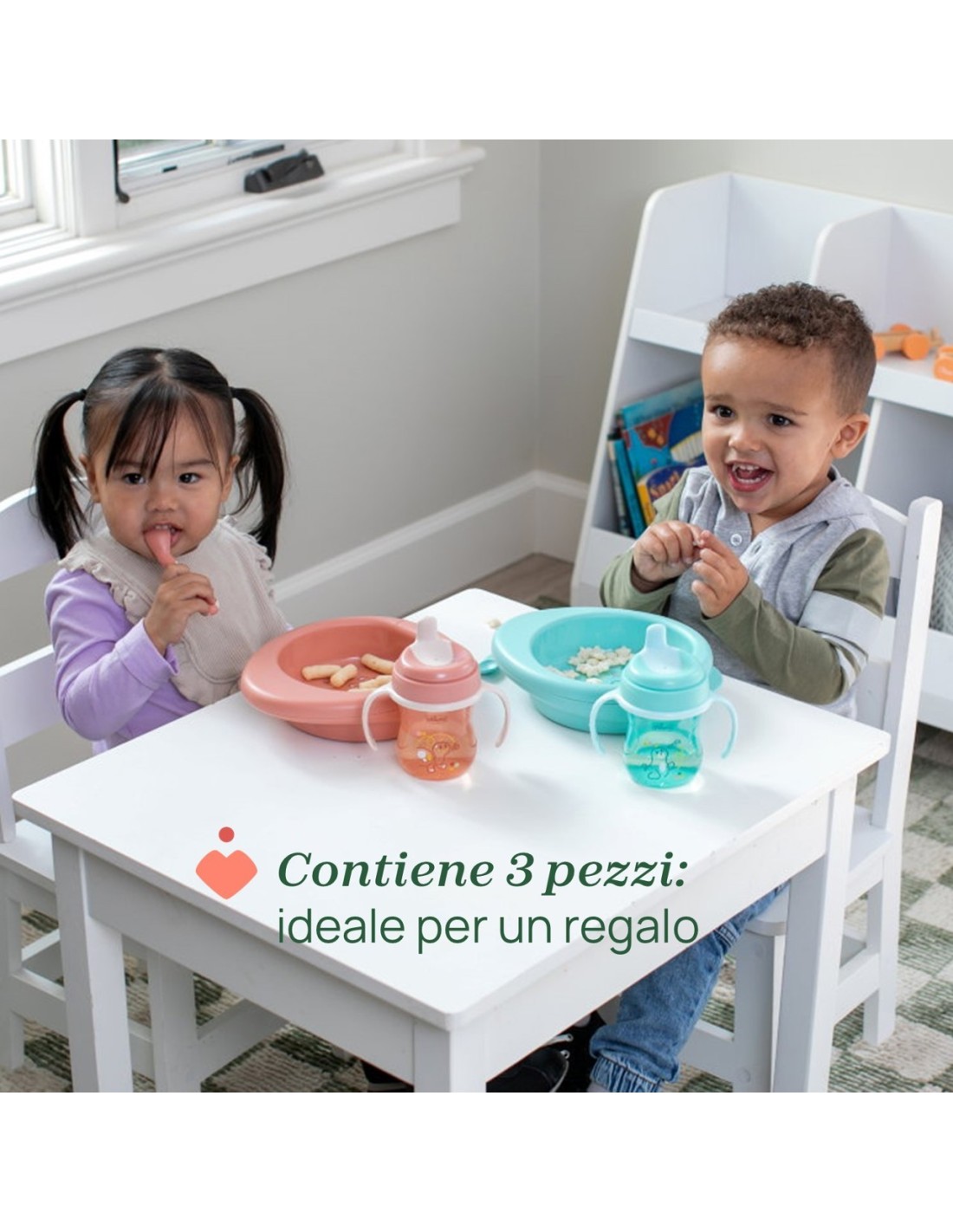 Set Prima Pappa Chicco 6m+ Azzurro – Svezzamento completo | shopincasa.it