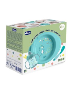 Set Prima Pappa Chicco 6m+ Azzurro – Svezzamento completo | shopincasa.it