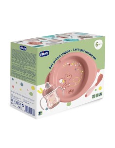 Set Prima Pappa Chicco 6m+ Rosa – Svezzamento completo | shopincasa.it