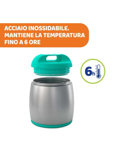 Thermos Porta Pappa Chicco 350 ml Acciaio Inox – shopincasa.it