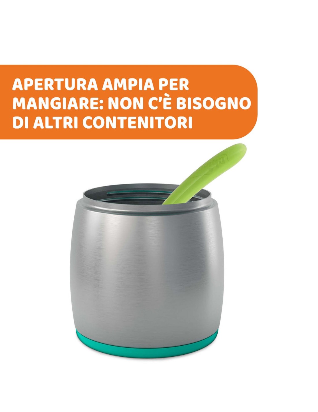 Thermos Porta Pappa Chicco 350 ml Acciaio Inox – shopincasa.it