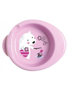 Chicco Piatto Pappa Calda Rosa 6M+ | shopincasa.it