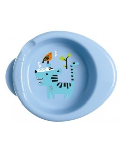 Chicco Piatto Pappa Calda Azzurro 6M+ | shopincasa.it