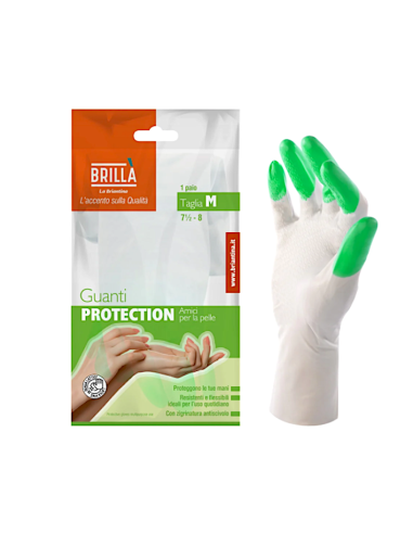 COPPIA GUANTI PROTECTION TAGLIA M PVC