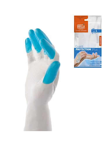 COPPIA GUANTI PROTECTION TAGLIA L PVC