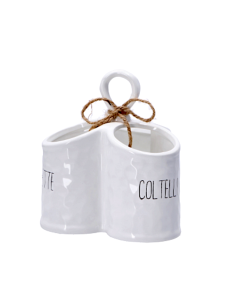 TAVOLA E CUCINA: vendita online PORTAPOSATE 115270 CERAMICA 16X14X18CM in offerta